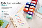 Pre-Inked Teacher Stamps – 8-Piece Grading Set | Winklebee